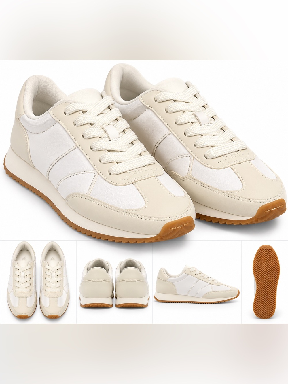 Universal Thread Cream and Gum Sole Women's Sneakers